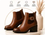 Botín Santinelli Elegance Camel - Imagen 4